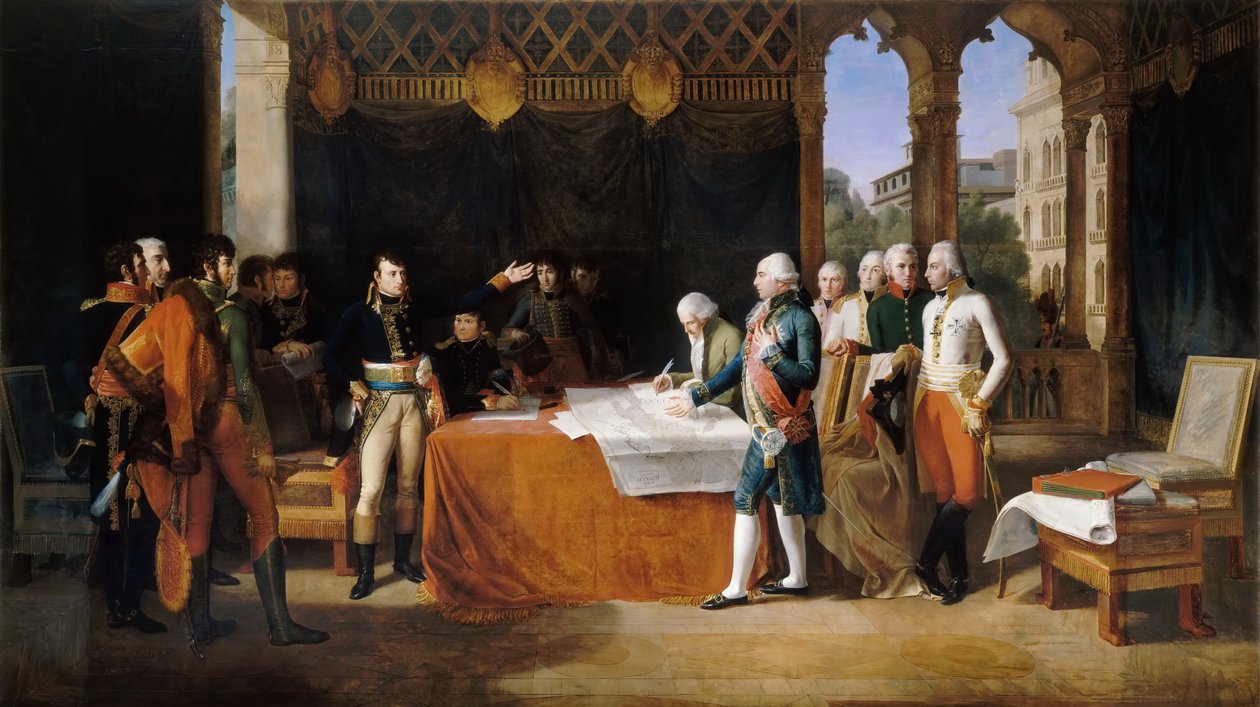 Leobenin ennakkotiedot, 17. huhtikuuta 1797 tekijältä Guillaume Guillon Lethière