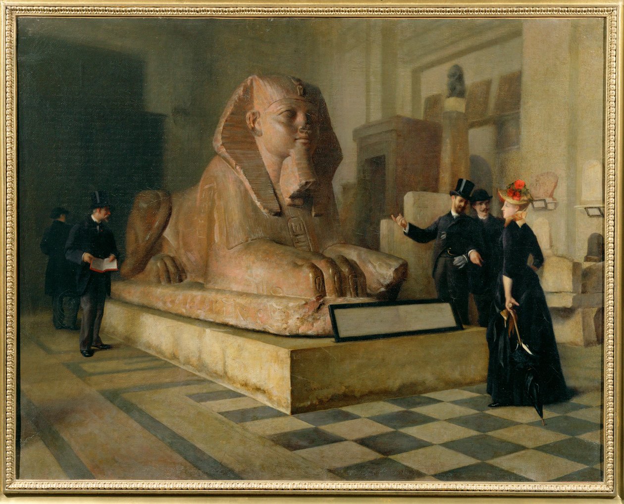 Egyptiläinen huone Louvressa ... tekijältä Guillaume Larrue