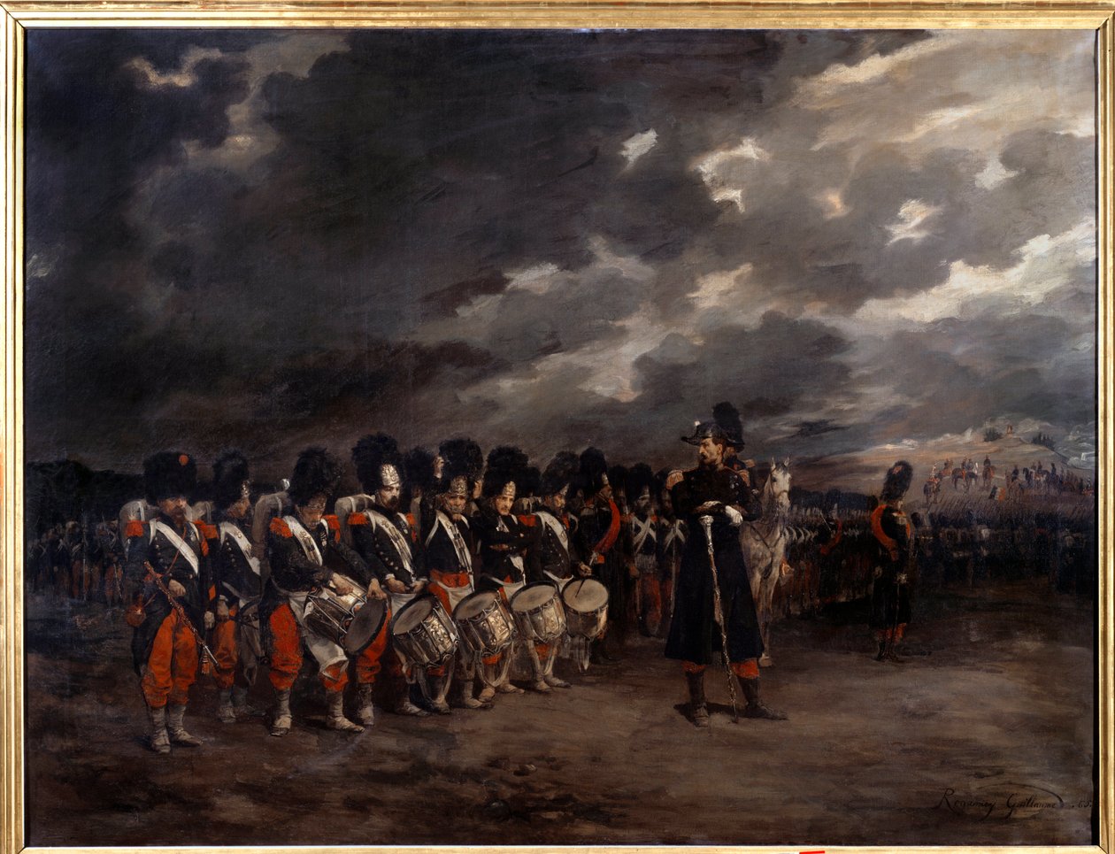 Un drums de la Garde Imperiale - Guillaume Regameyn (1837-1875) maalaus tekijältä Guillaume Regamey