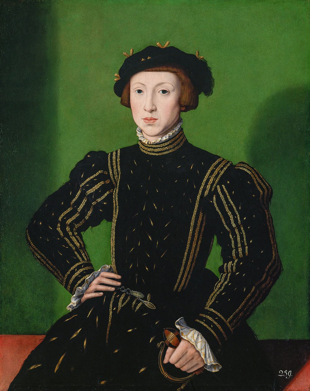 Itävallan arkkiherttua Ferdinand II:n (1529-1595) muotokuva tekijältä Guillaume Scrots