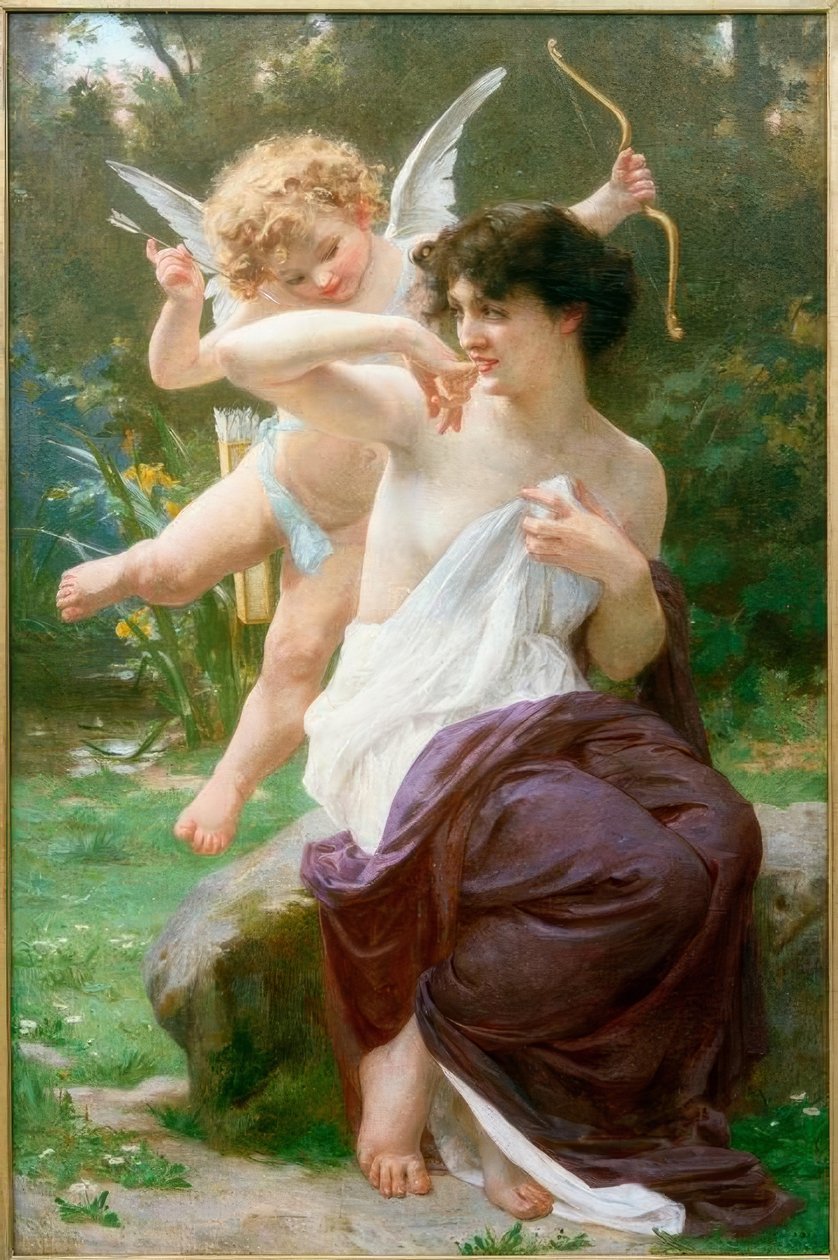 Venus ja Amorette tekijältä Guillaume Seignac