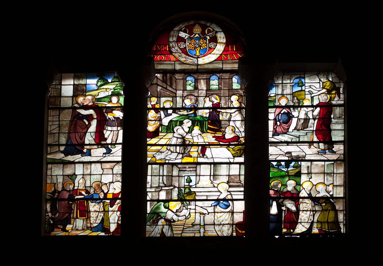 Episodi of the Life of Mary (Stained Glass tekijältä Guillaume de  Marcillat