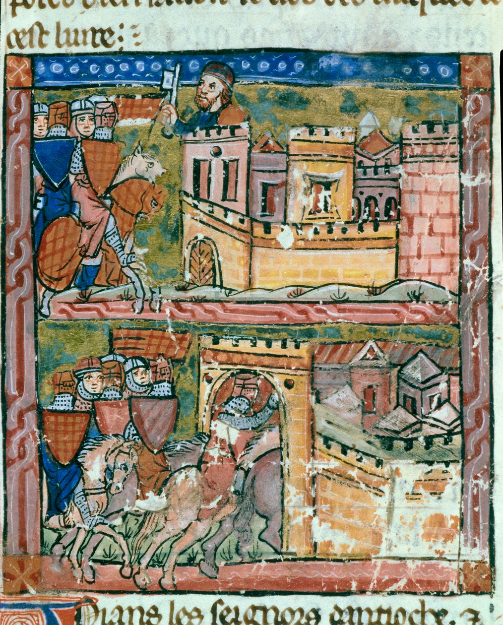 Firouzin petos ja ristiretkien hyökkäys Antiokian kaupunkiin, kesäkuu 1098 tekijältä Guillaume de Tyr