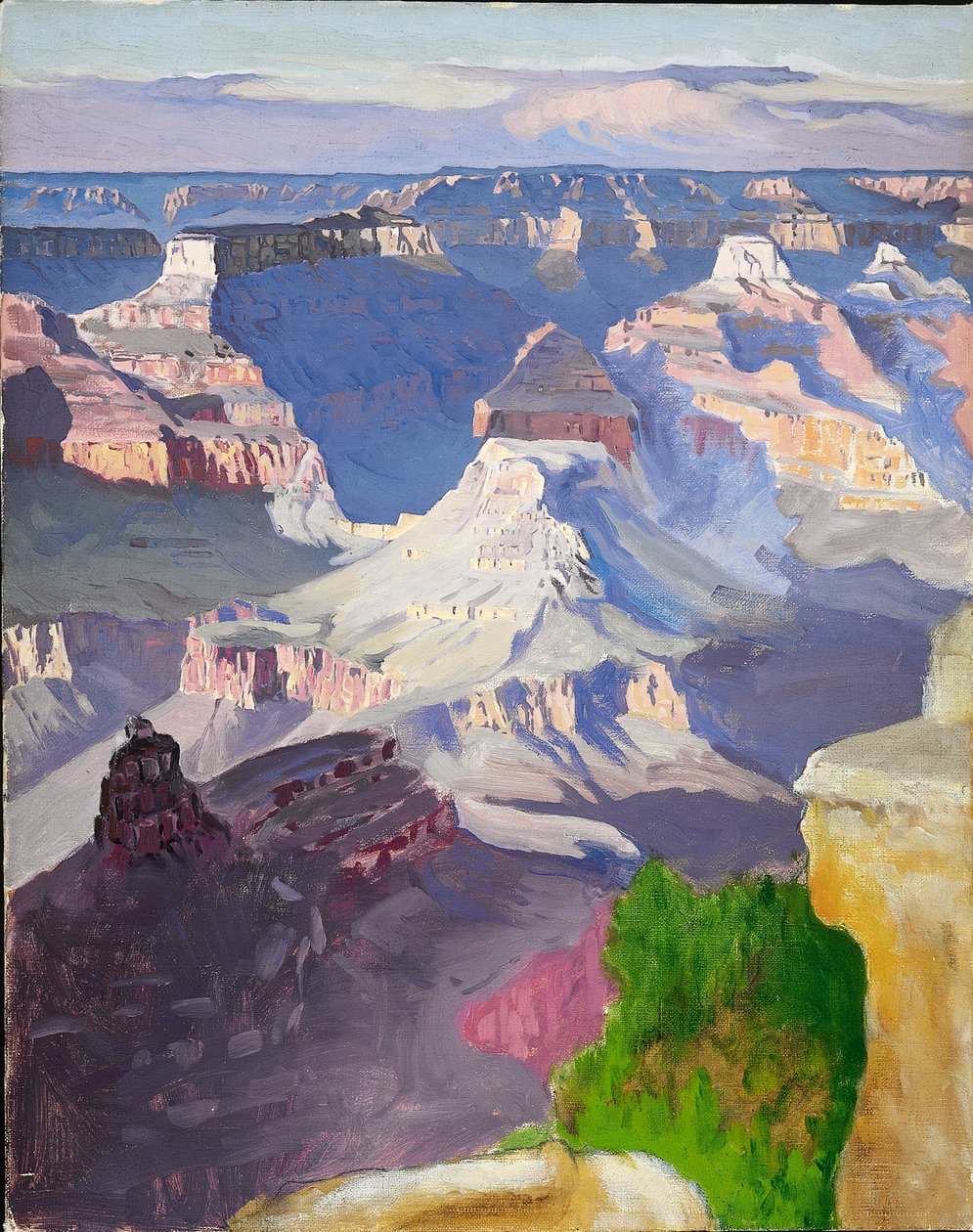 Grand Canyon (öljy kankaalle) tekijältä Gunnar Widforss