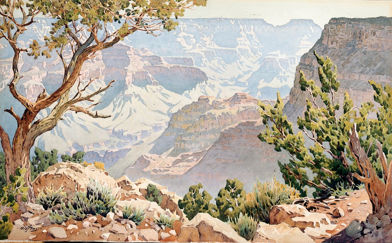 Grand Canyon (ilman c aluksella) tekijältä Gunnar Widforss