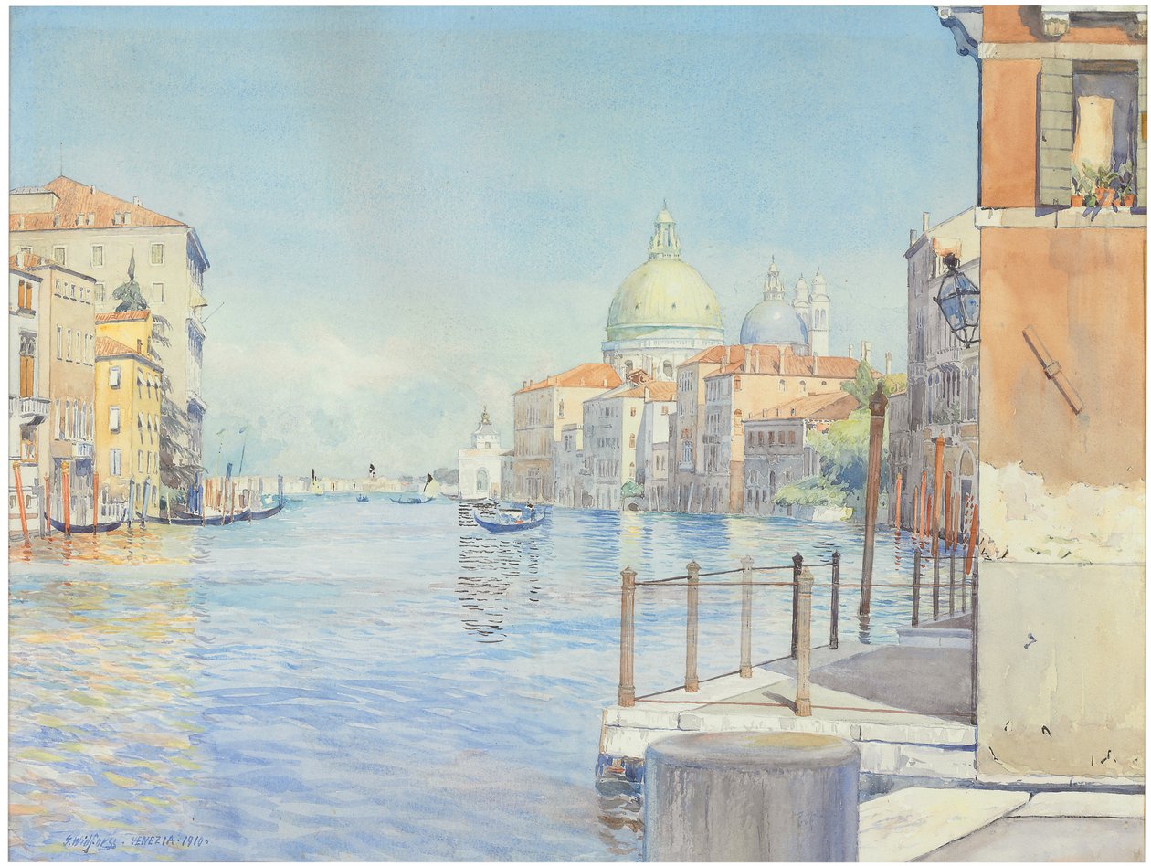 Grand Canal, Venetsia, Santa Maria della Salute tekijältä Gunnar Widforss