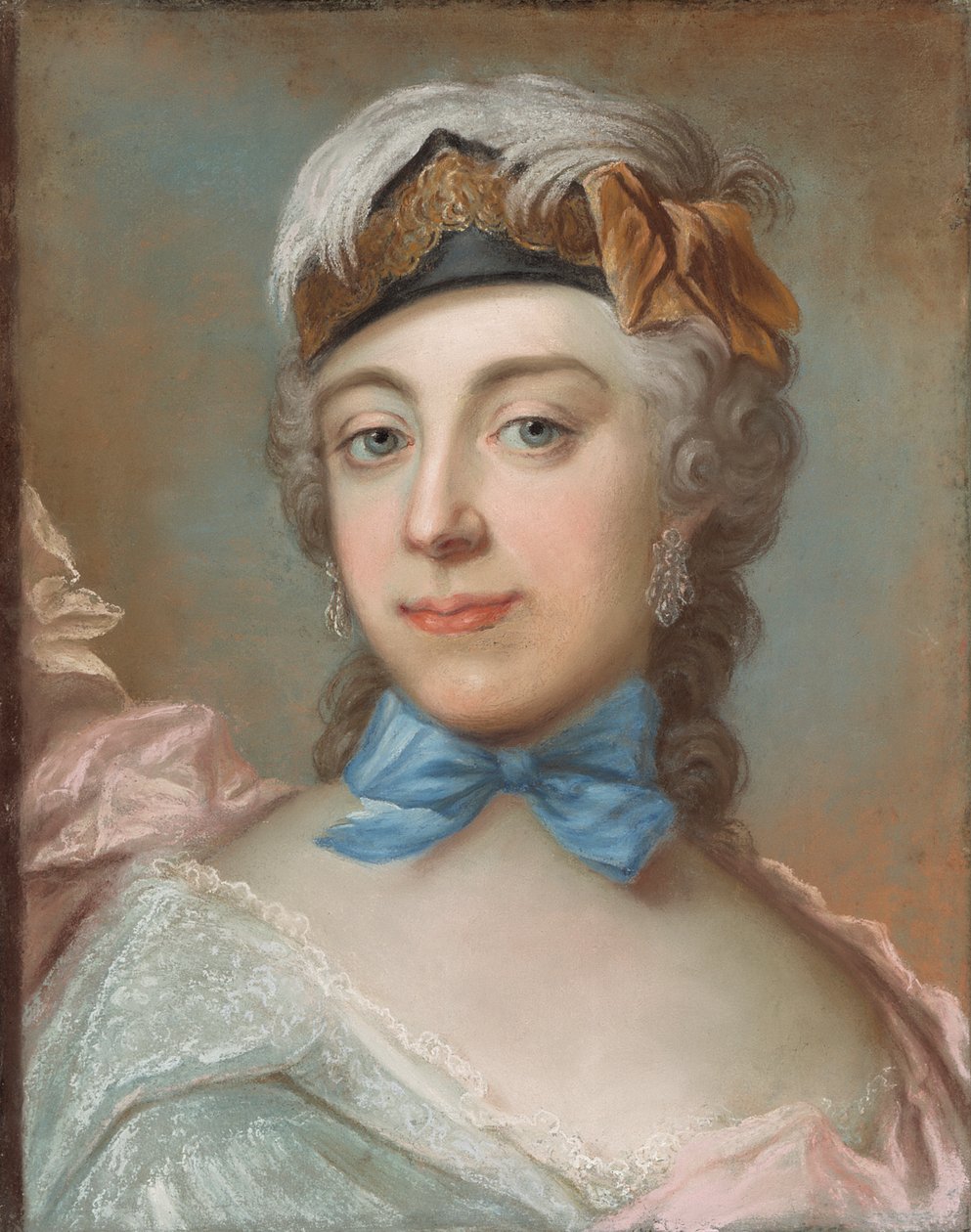 Paronitar Ulrika Charlotta Sprengtportenin muotokuva 1724-1780. tekijältä Gustaf Lundberg