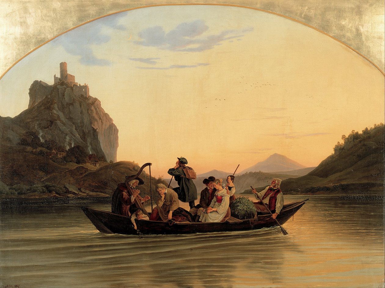 Risteys Schreckensteinissa tekijältä Gustav Karl Ludwig Richter