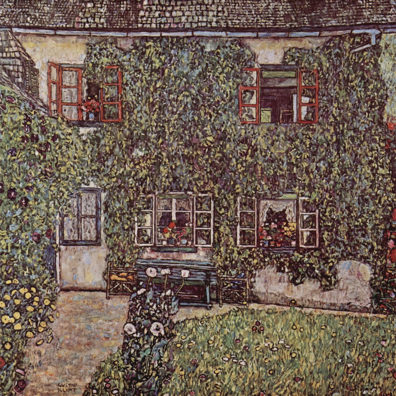 Das Haus von Guardaboschi tekijältä Gustav Klimt