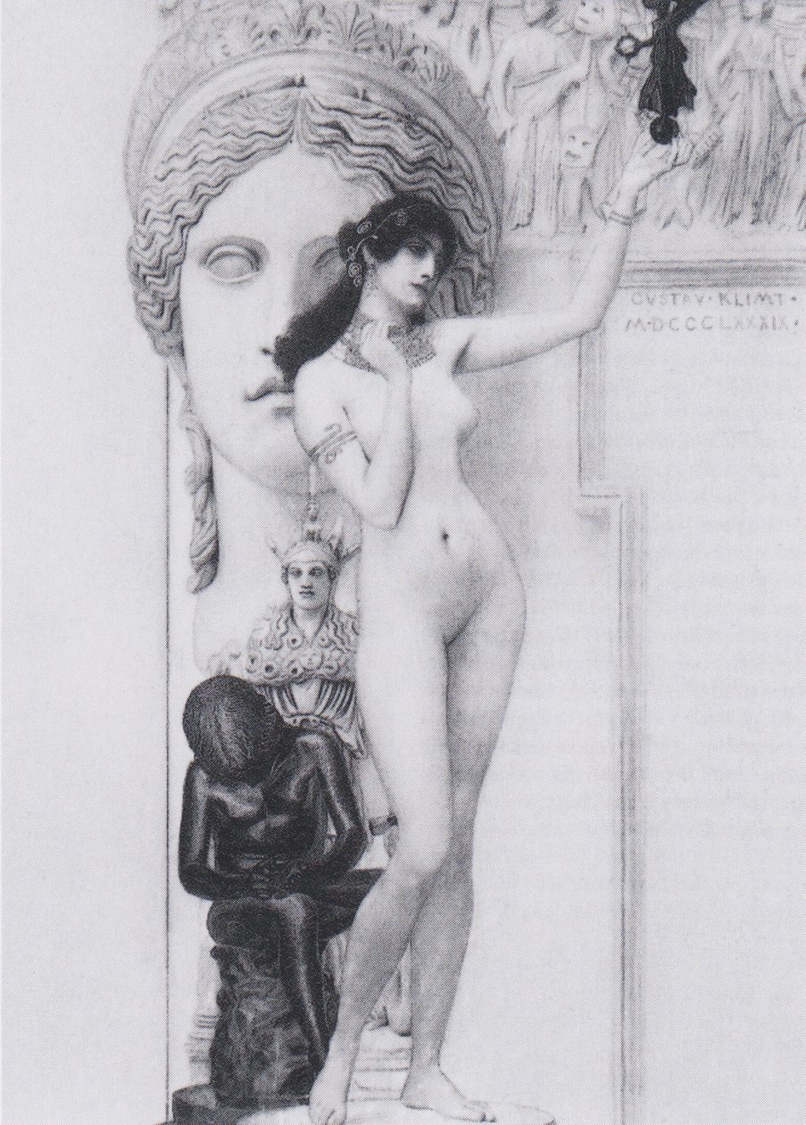 Veistoksen Allegoria tekijältä Gustav Klimt