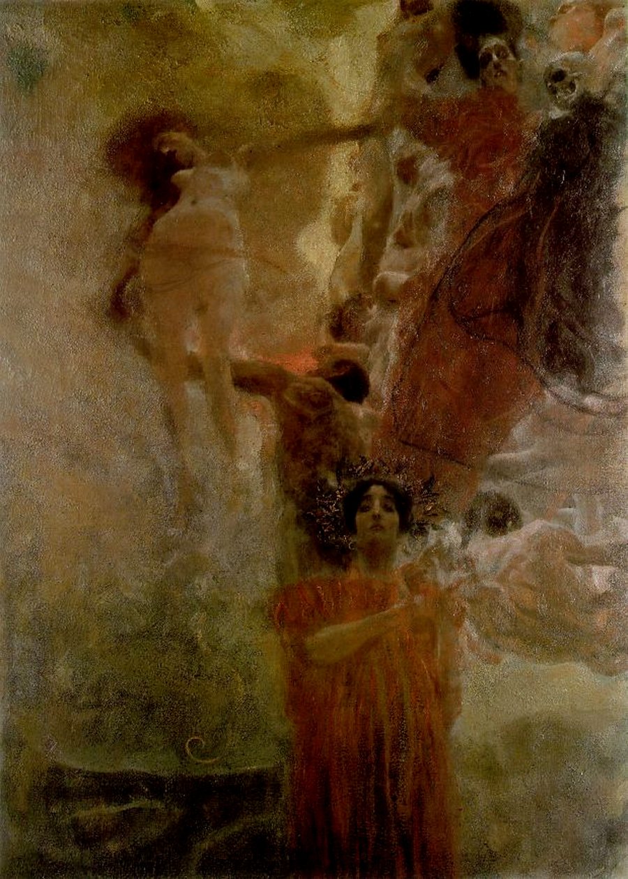 Lääketieteen allegoria (luonnos), 1897-98 tekijältä Gustav Klimt