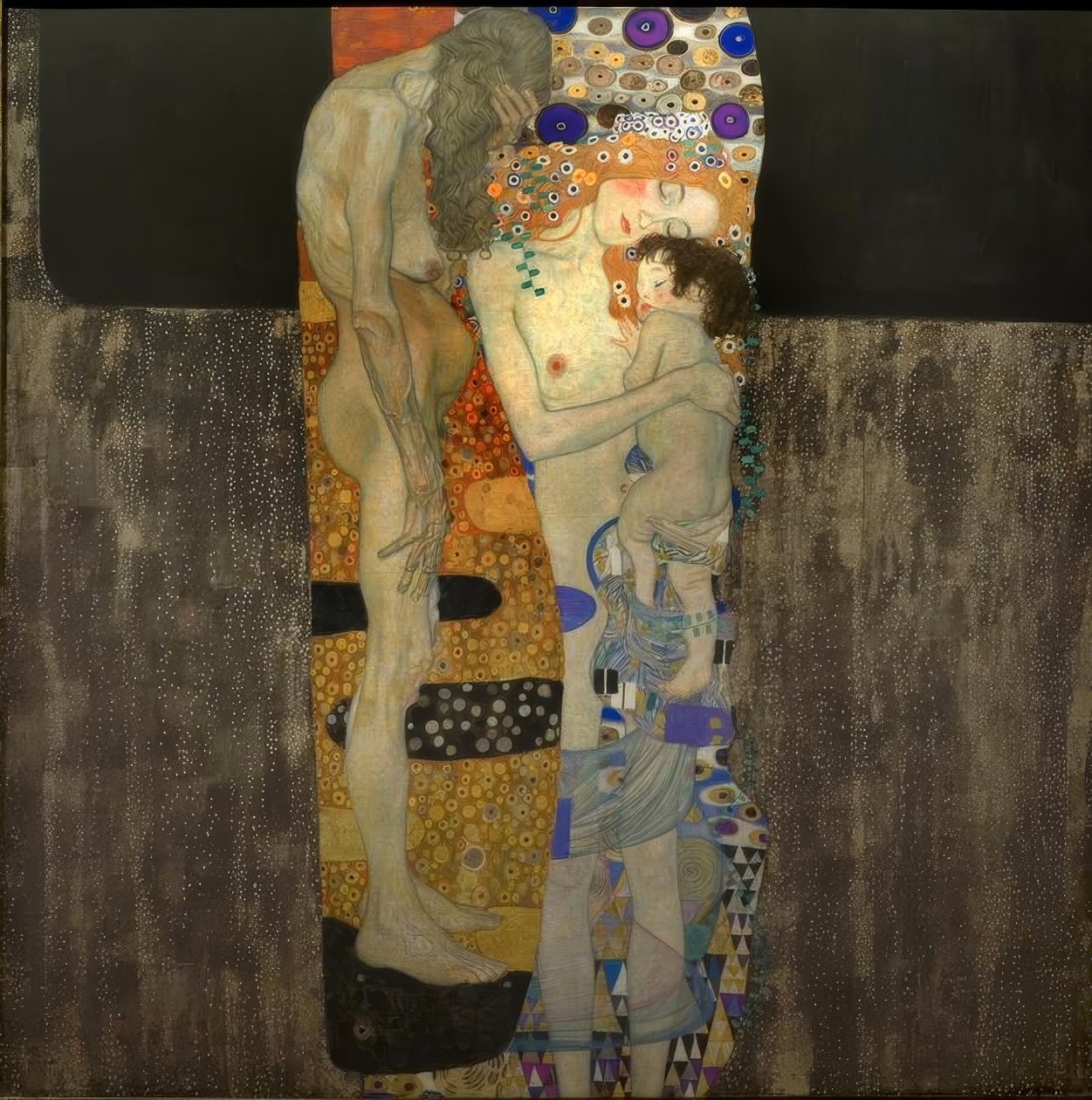 Die drei Lebensalter der Frau tekijältä Gustav Klimt
