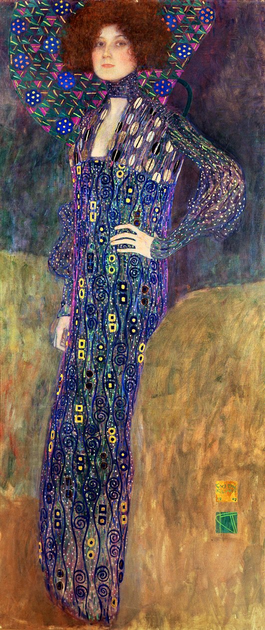 Emilie Floege, 1902 tekijältä Gustav Klimt