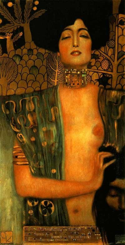 Judith ja Holofernesin pää - tekijältä Gustav Klimt
