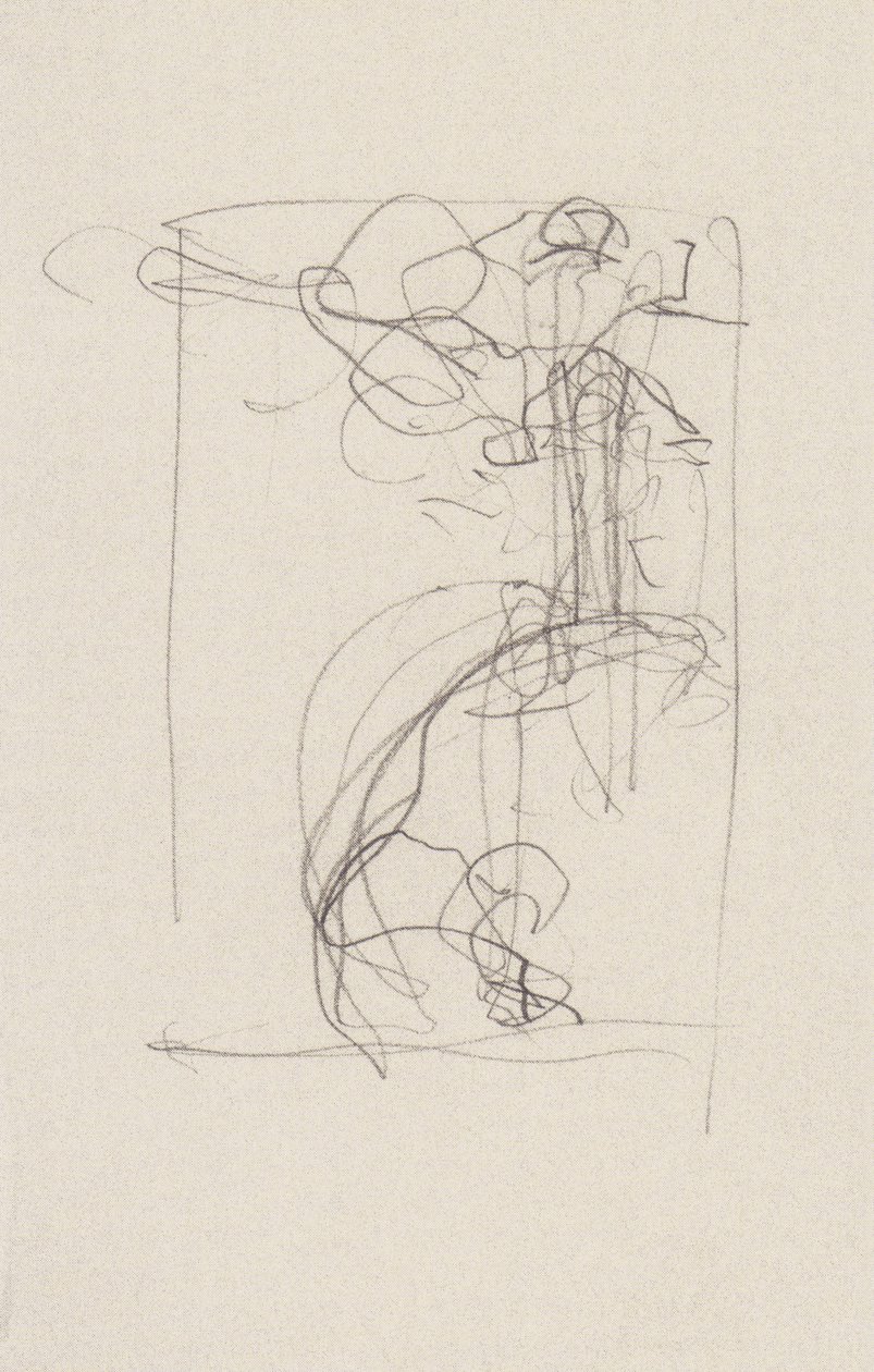 Justitia miekalla nostettuna korotetusta asennosta tekijältä Gustav Klimt