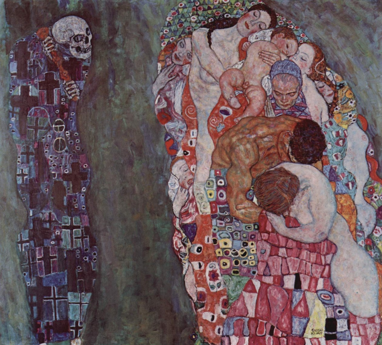 Leben ja Tod tekijältä Gustav Klimt