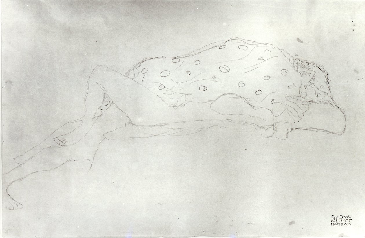 Rakastajat, n. 1913 tekijältä Gustav Klimt