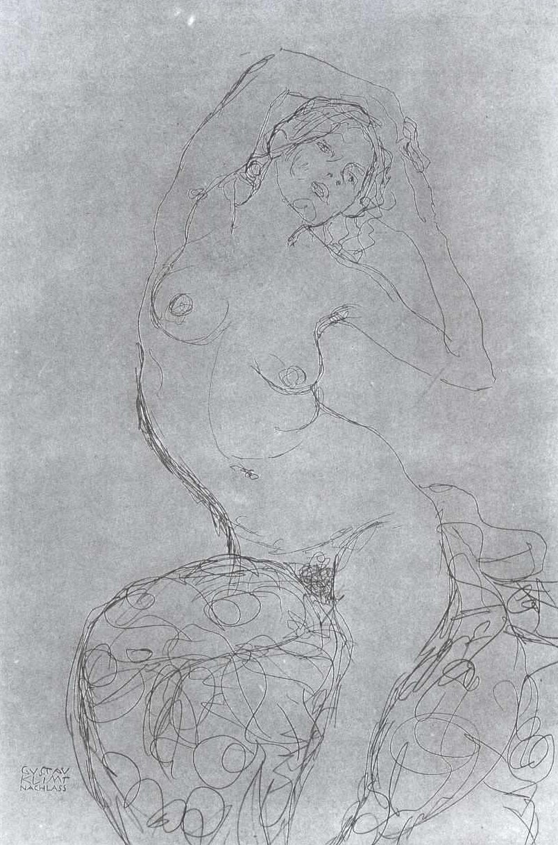 Nackte tekijältä Gustav Klimt