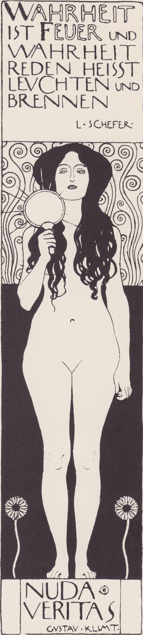 Nuda veritas tekijältä Gustav Klimt