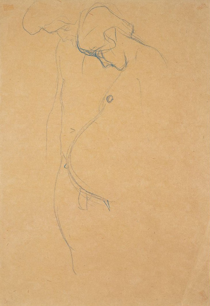 Schwangere mit Mann tekijältä Gustav Klimt