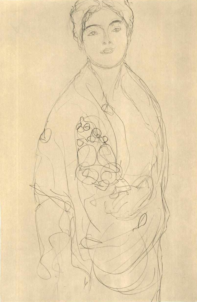 Stehende etwas nach rechts tekijältä Gustav Klimt