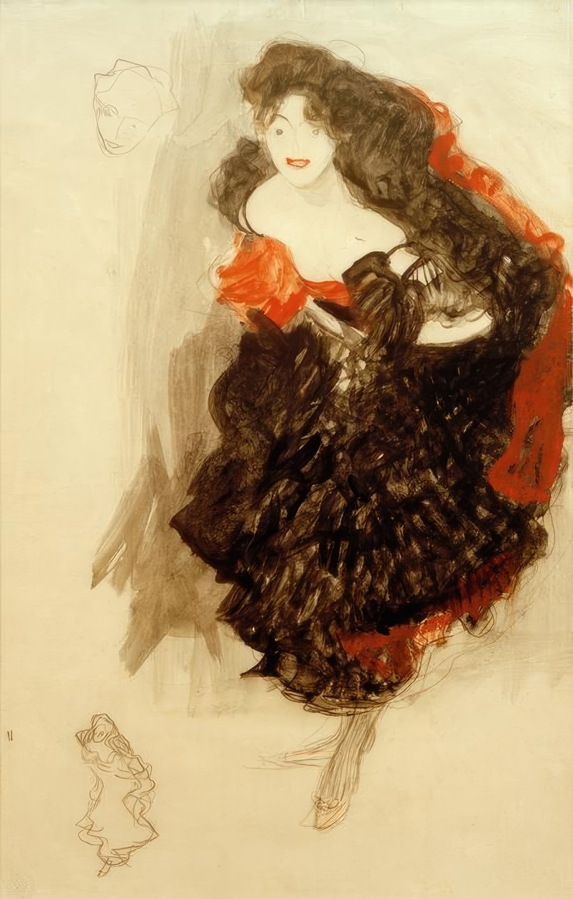 Studie zu Judith II tekijältä Gustav Klimt