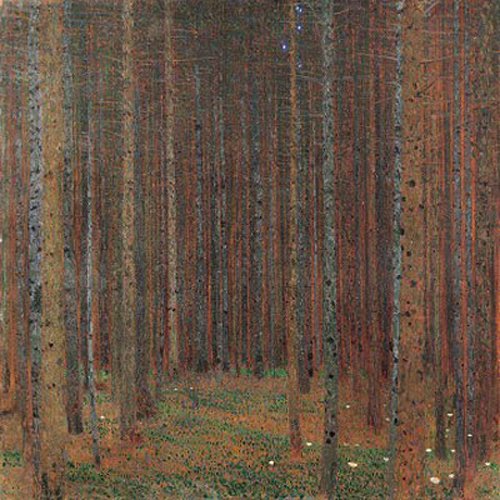 Kuusimetsä tekijältä Gustav Klimt