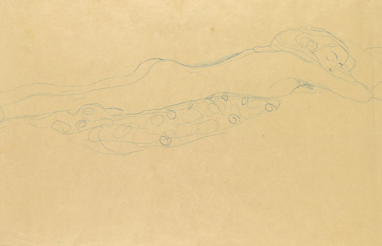 Wasserschlangen II tekijältä Gustav Klimt