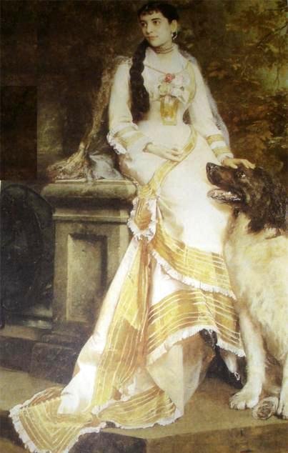 Retro de Ana Clara Breves de Moraes Costa - rouva Haritoffn tekijältä Gustav Karl Ludwig Richter