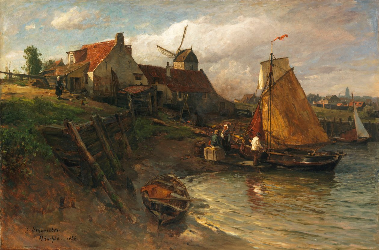 Sommer an der holländischen Küste tekijältä Gustav Schönleber
