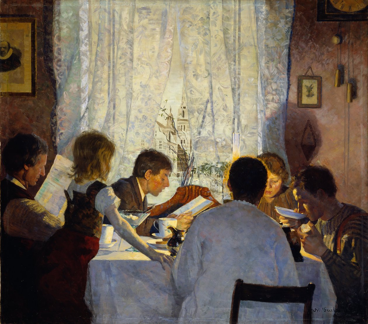 Aamiainen II. Taiteilijaperhe tekijältä Gustav Wentzel