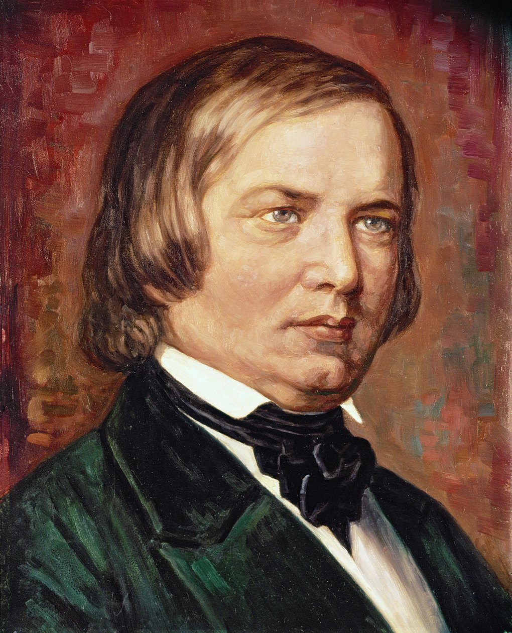 Robert Schumannin (1810-1856) muotokuva tekijältä Gustav Zerner