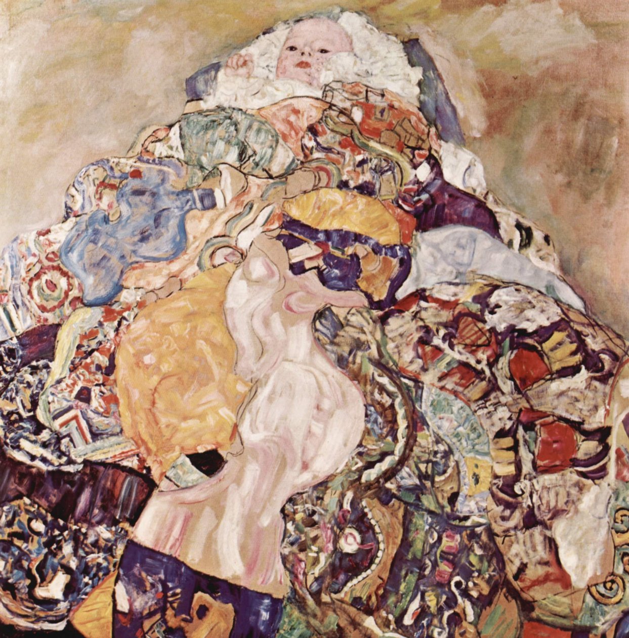 Vauva (kehto) tekijältä Gustav Klimt
