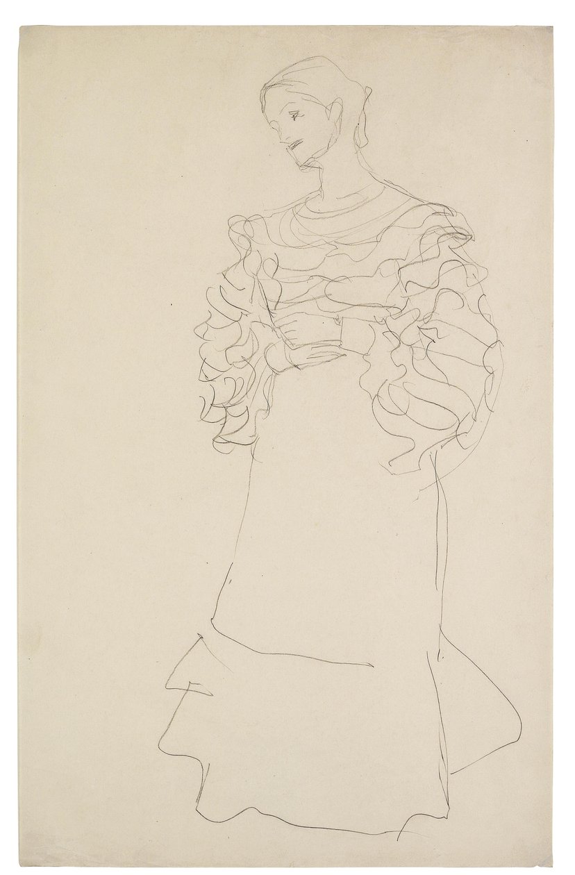 Bildnis Magda Mautner-Markhofin tutkimus tekijältä Gustav Klimt