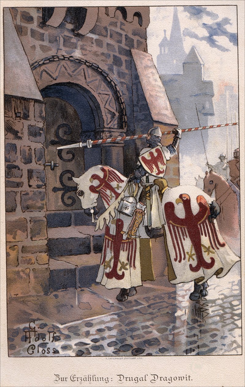 Dragovit - Dragovit ( 8m ccl) Roi des Valets (Veltabes houn Wiltses) par Klauss, Gustav Adolf (1864-1938)finlandès tekijältä Gustav Adolf Closs