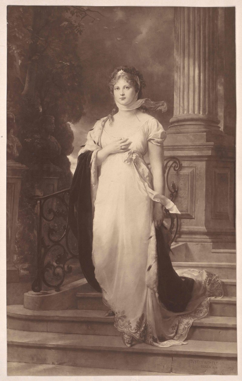 Mecklenburg-Strelitzin prinsessa Louise tekijältä Gustav Karl Ludwig Richter
