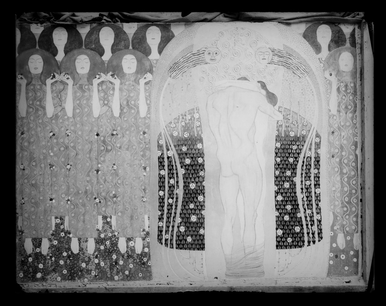 Wienin Secessionin 14. näyttely tekijältä Gustav Klimt