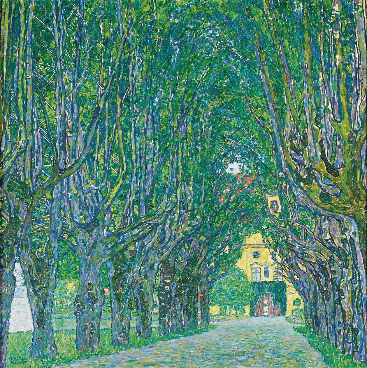 Avinguda fins al castell de Kammerfinnish tekijältä Gustav Klimt