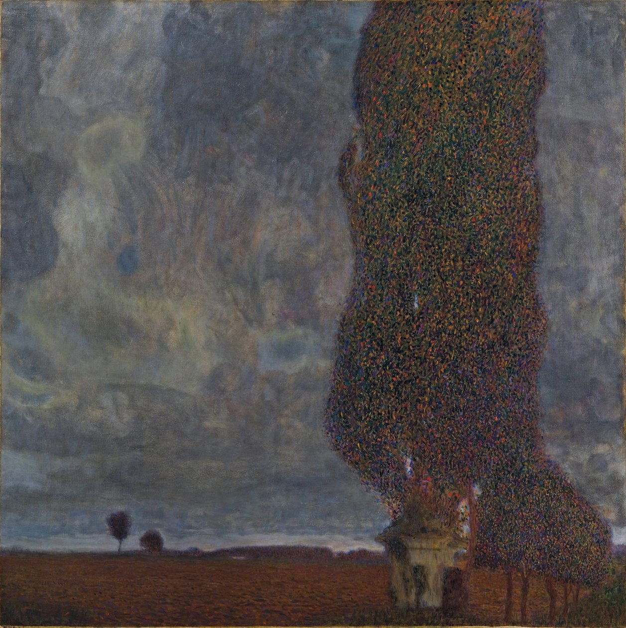 Lähestyvä ukkosmyrsky Suuri poppeli II, 1903 tekijältä Gustav Klimt