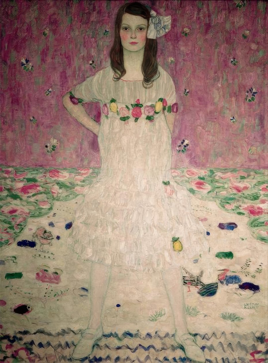 Bildnis Mäda Primavesi tekijältä Gustav Klimt