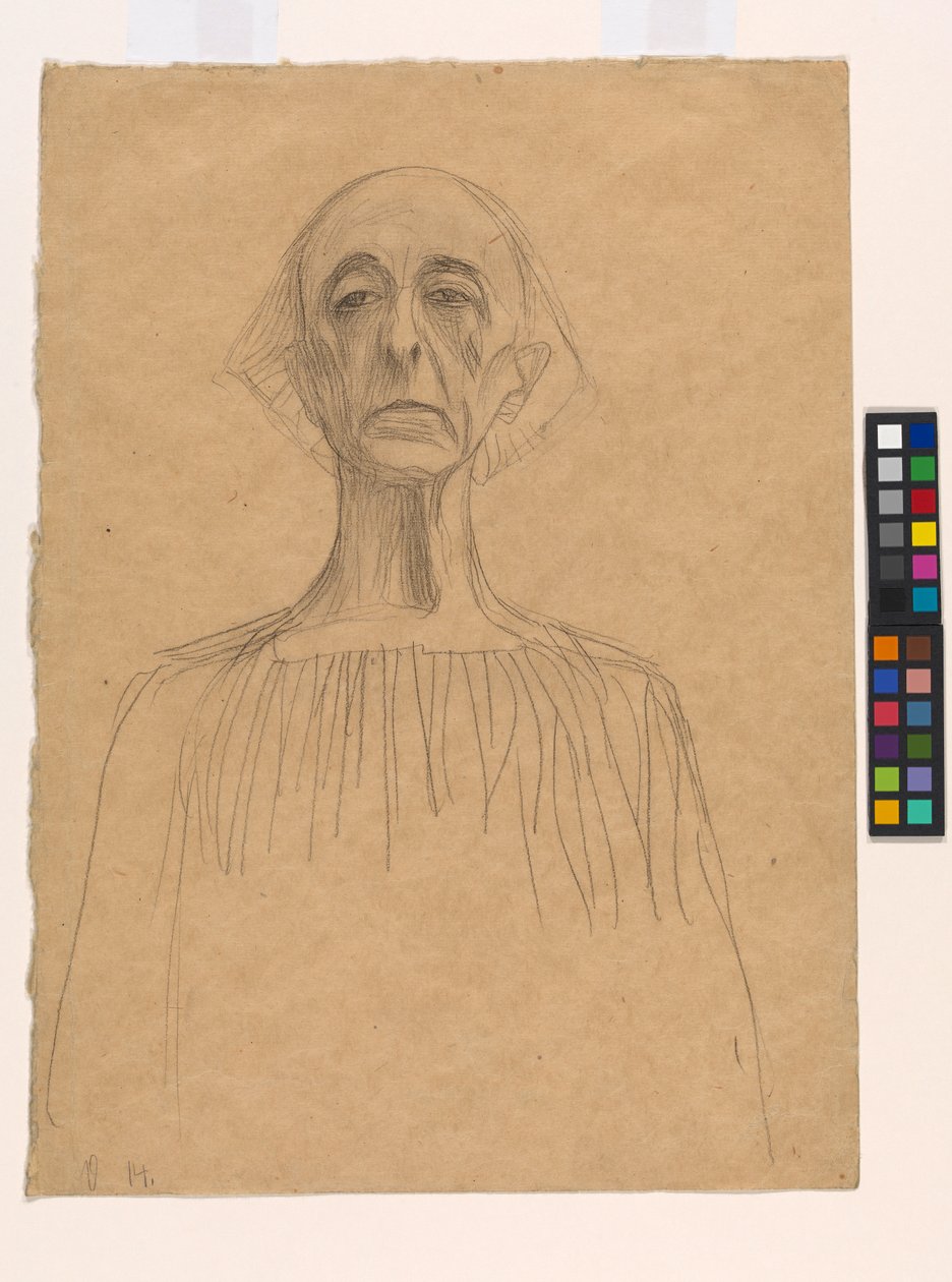 Miehen rintakuva tekijältä Gustav Klimt