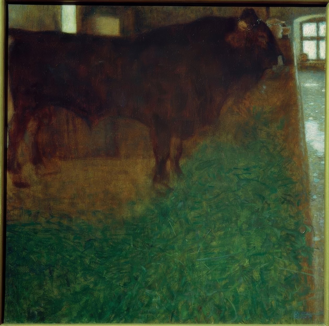 Der schwarze Stier (Der Stier Martin) tekijältä Gustav Klimt
