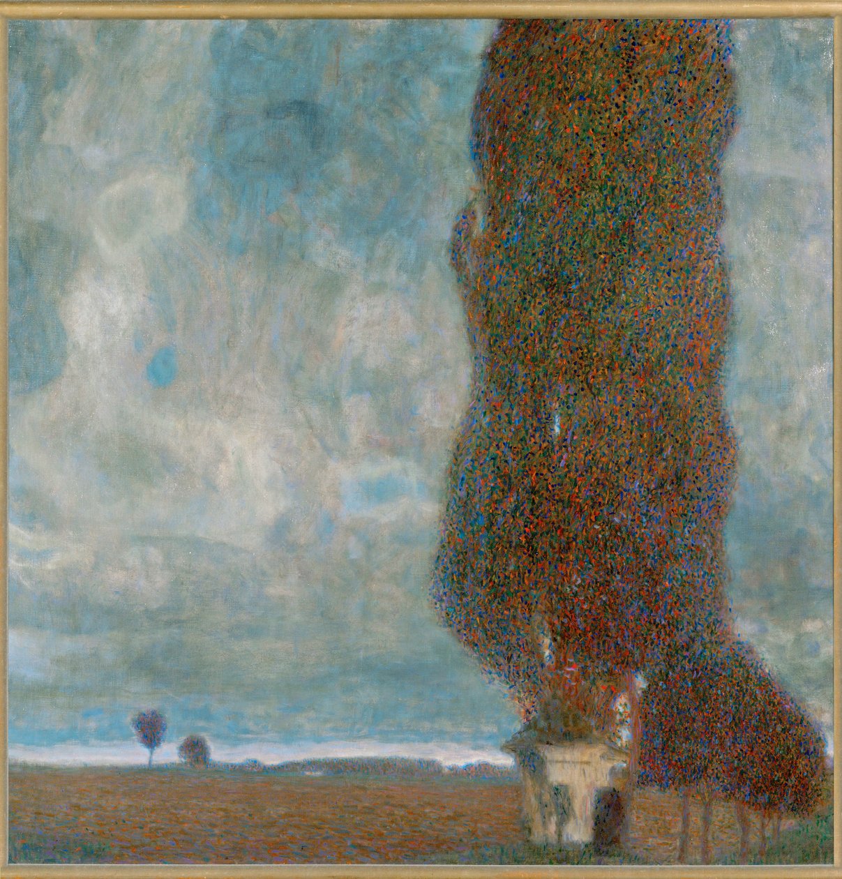 Iso poppeli (II) tai Nouseva ukkosmyrsky (Rising thunderstorm) tekijältä Gustav Klimt