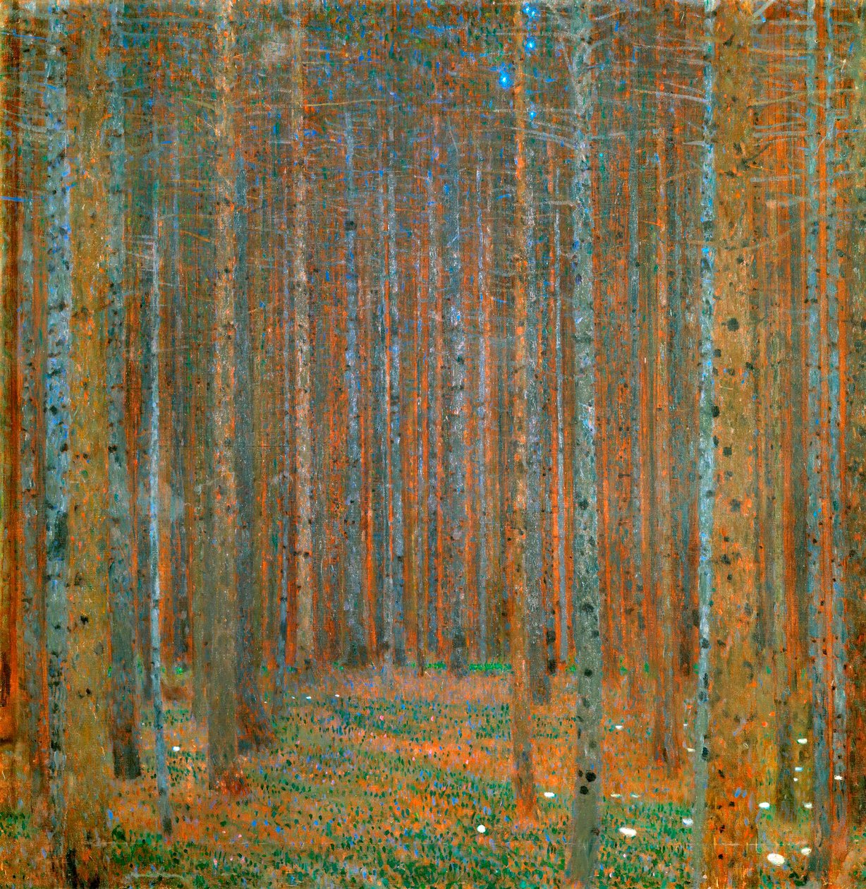 Kuusimetsä I, 1901 tekijältä Gustav Klimt