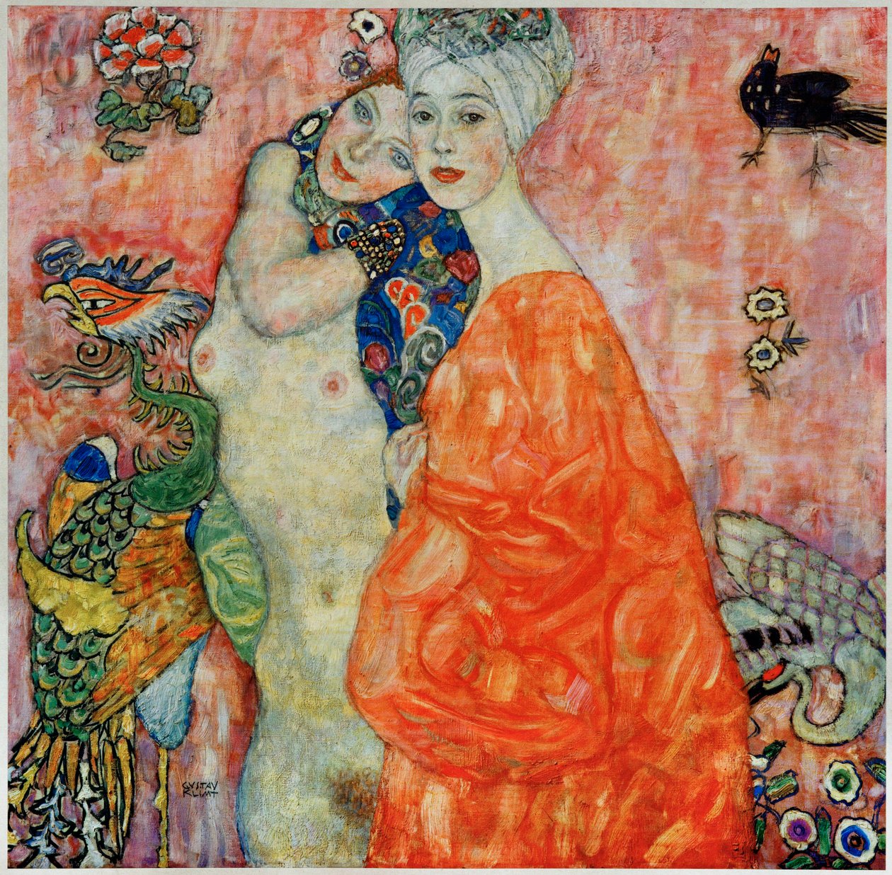 Tyttöystävät tekijältä Gustav Klimt