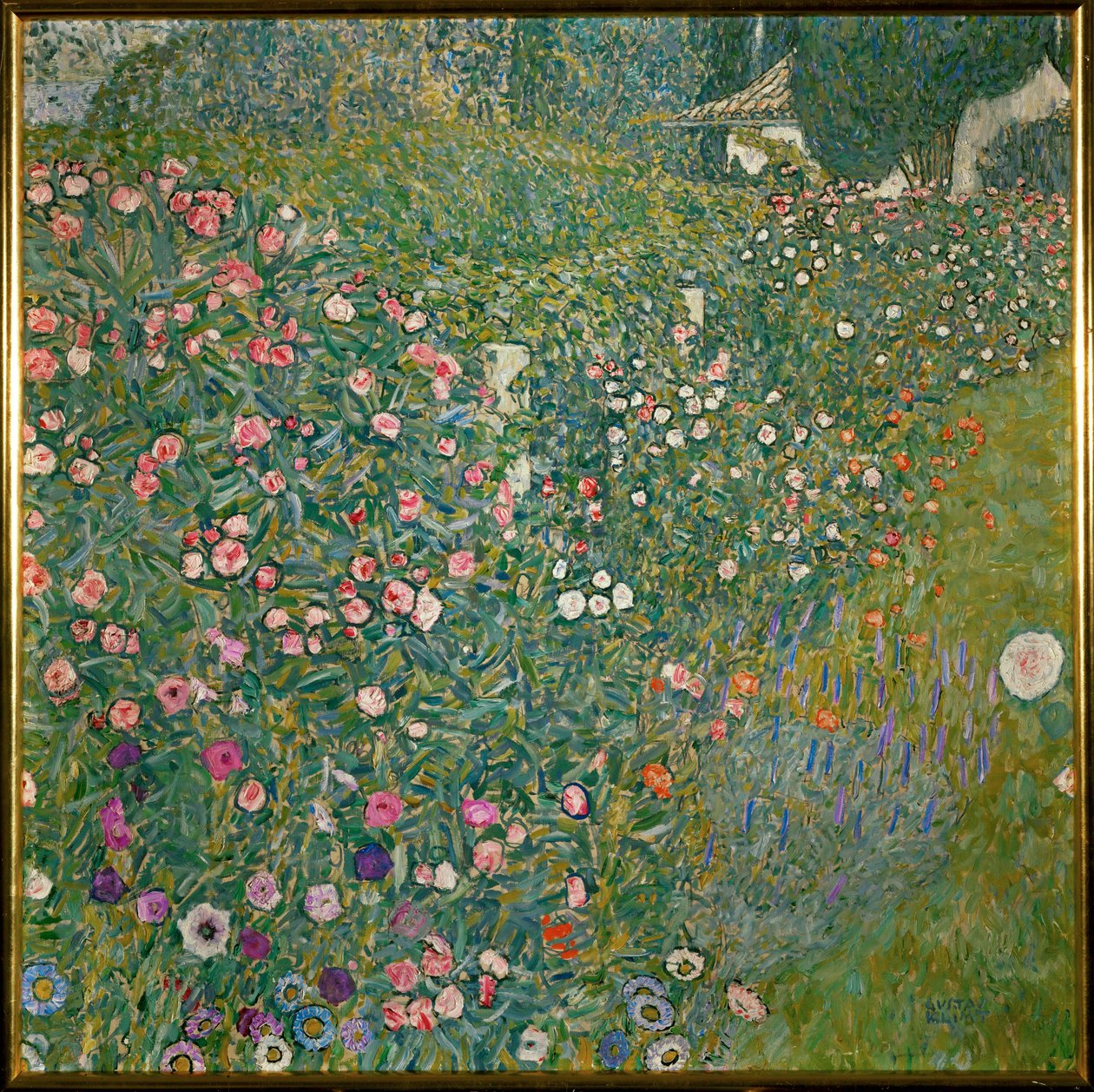 Italian puutarha maisema tekijältä Gustav Klimt