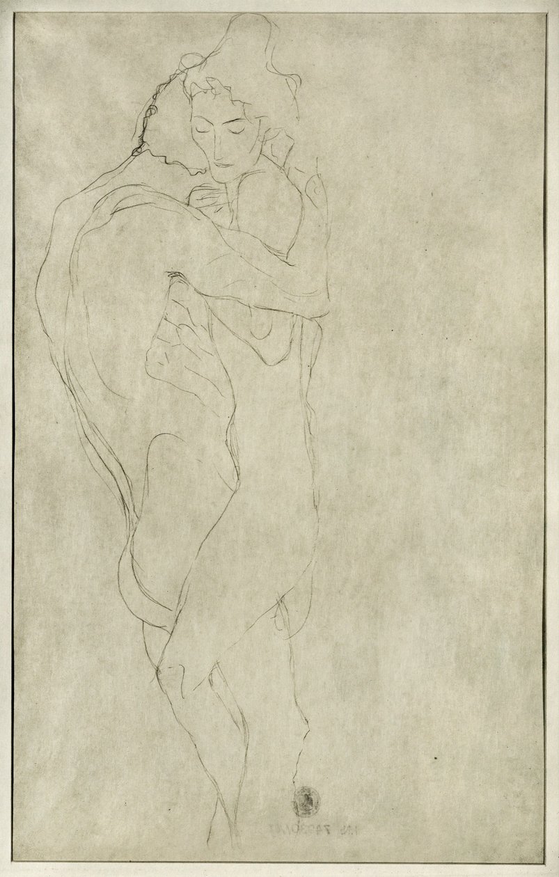 Rakastajat tekijältä Gustav Klimt