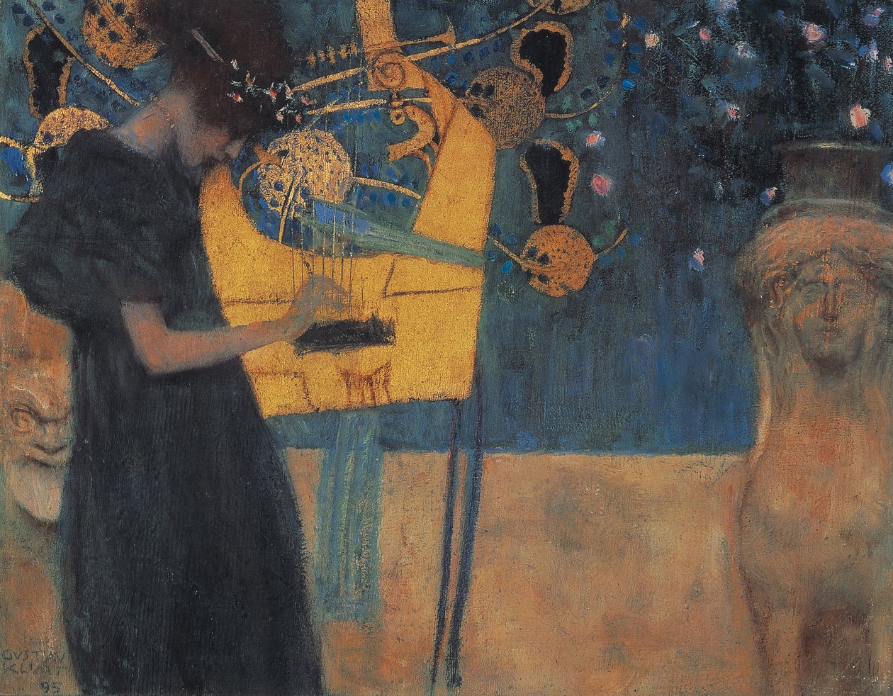 Musiikki (The Music) tekijältä Gustav Klimt