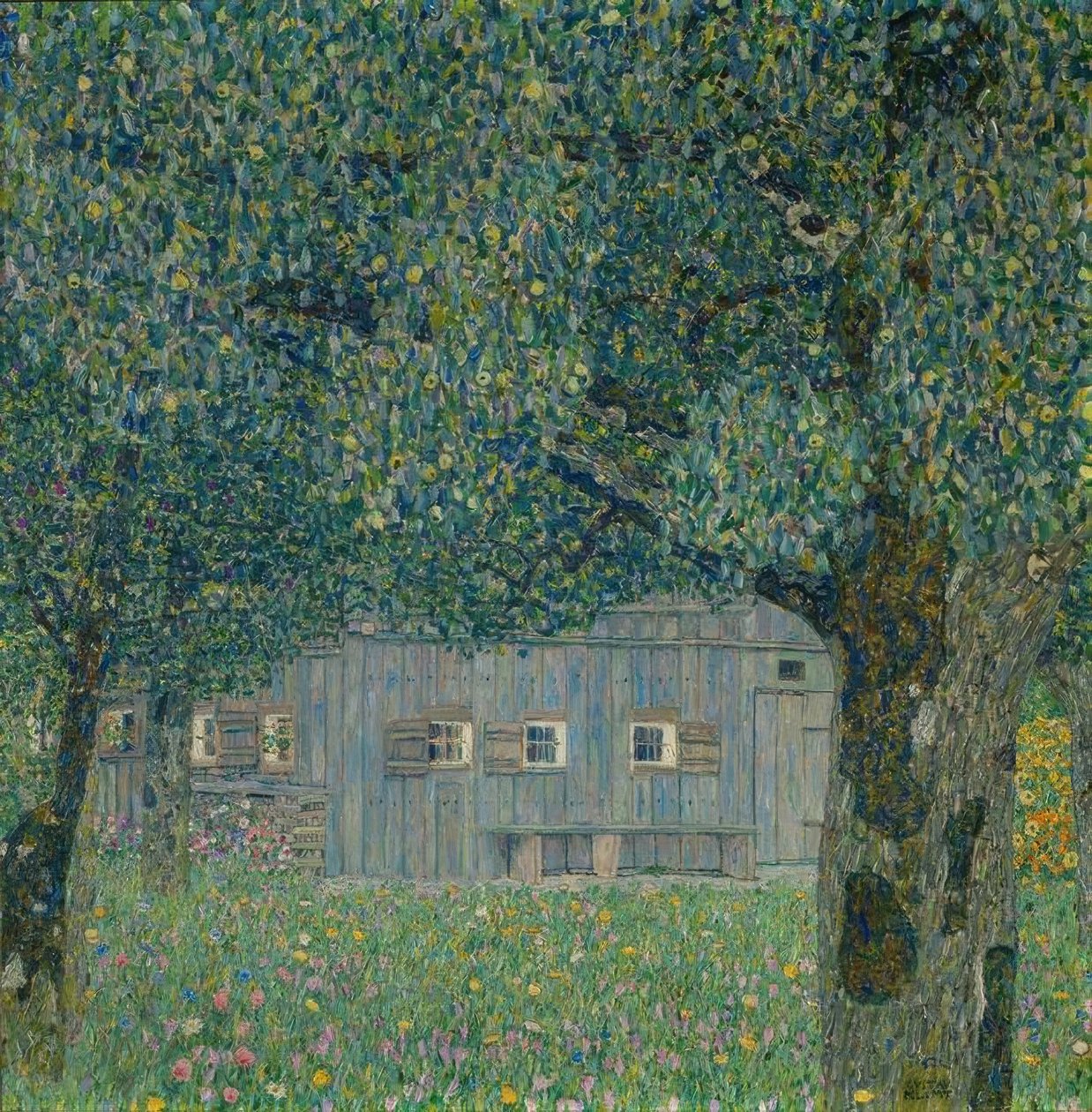 Oberösterreichisches Bauernhaus tekijältä Gustav Klimt