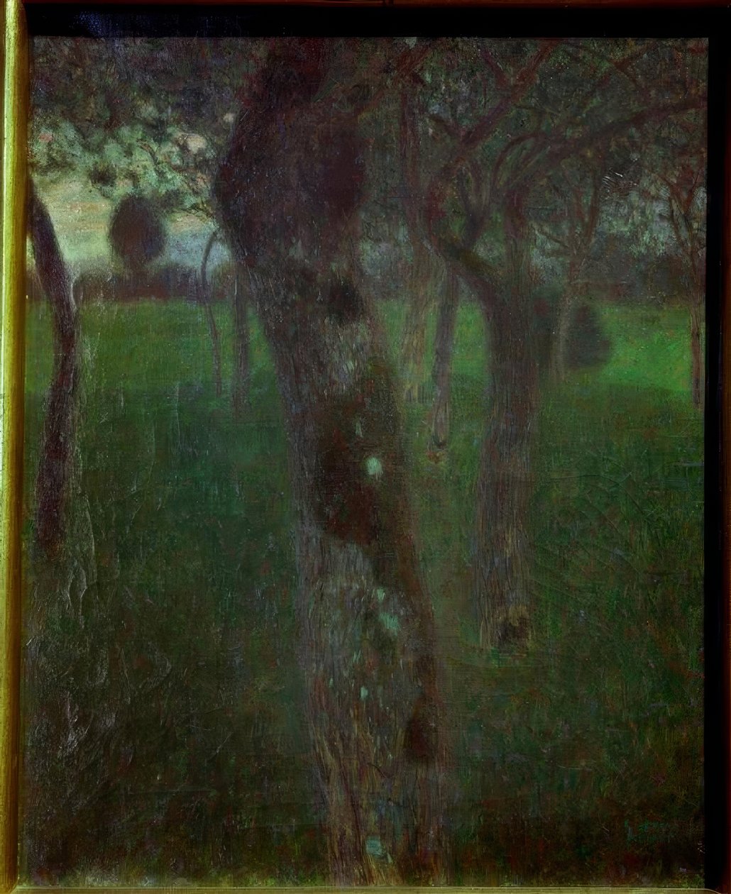 Obstgarten am Abend (Obstgarten. Abend) tekijältä Gustav Klimt
